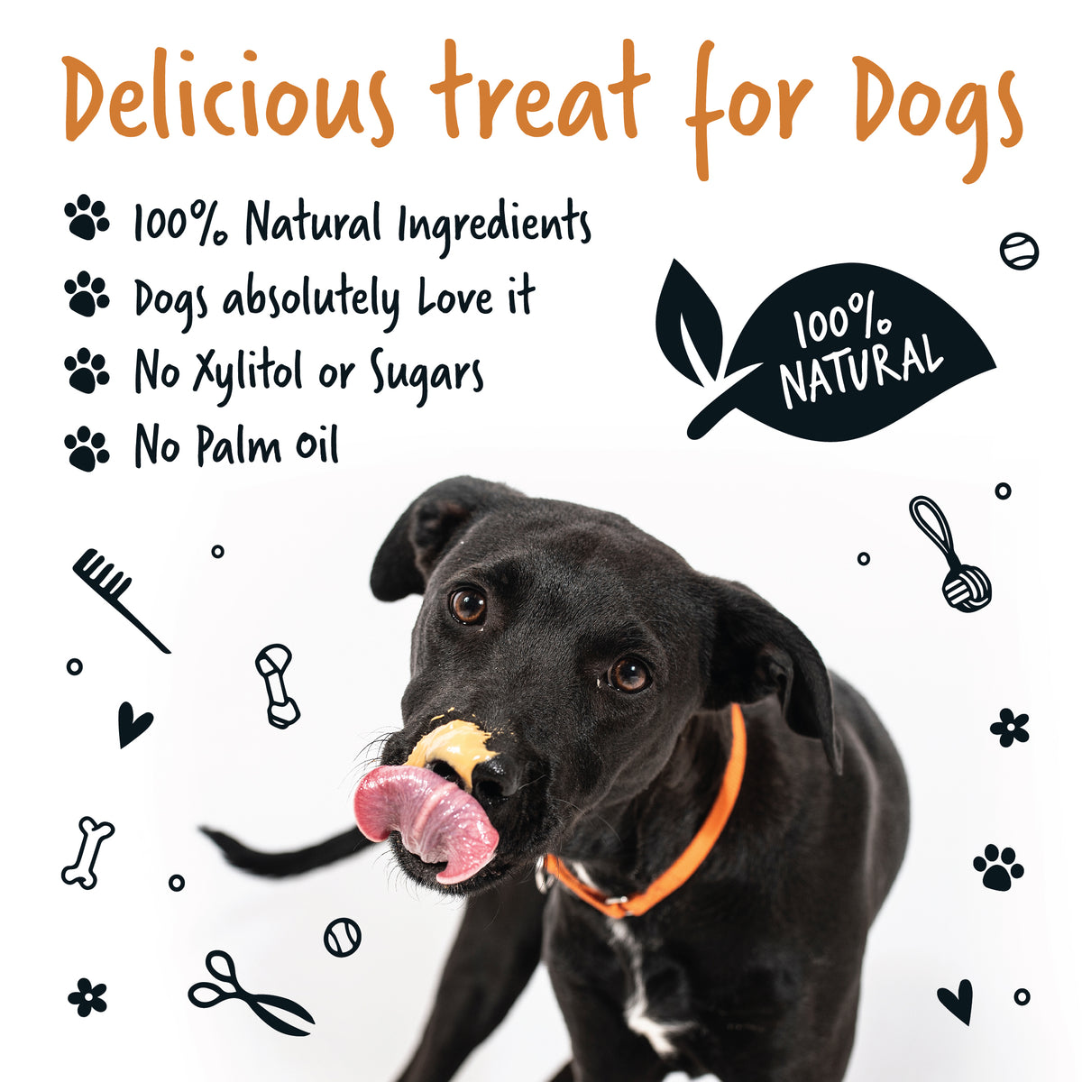 Bugalugs 100% Peanut Butter delicious dog treat