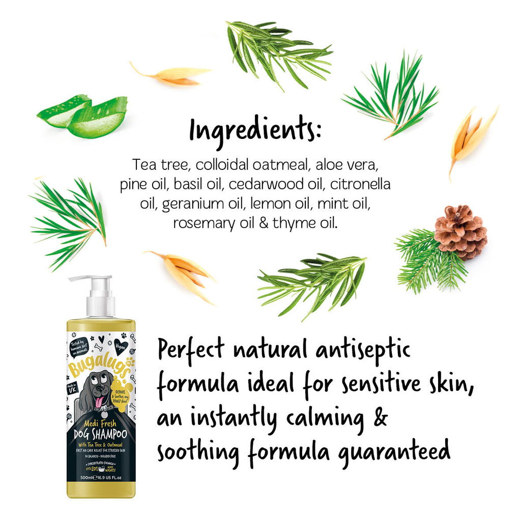 Bugalugs Medi Fresh Shampoo ingredients