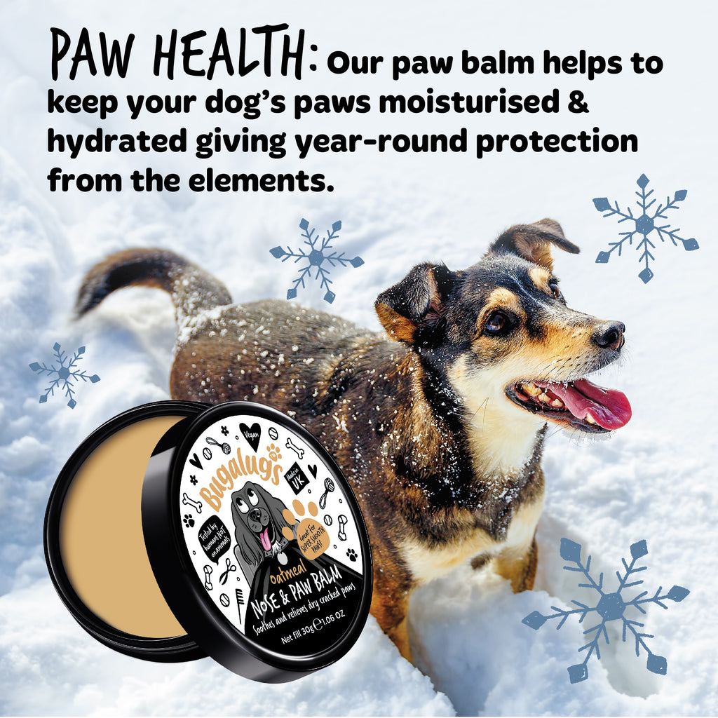 Bugalugs Oatmeal Nose & Paw Balm all season paw protection