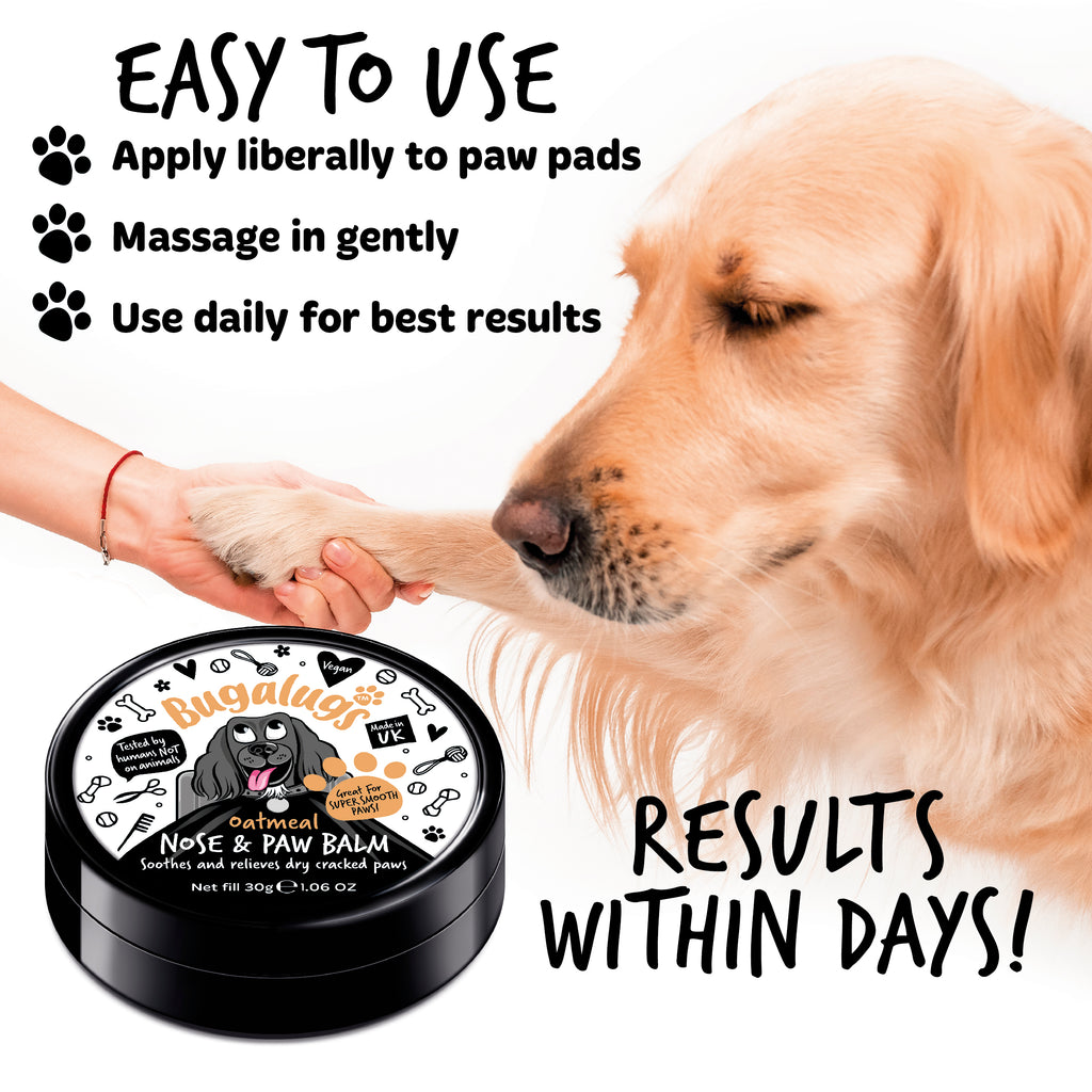 How to use Bugalugs Oatmeal Nose & Paw Balm