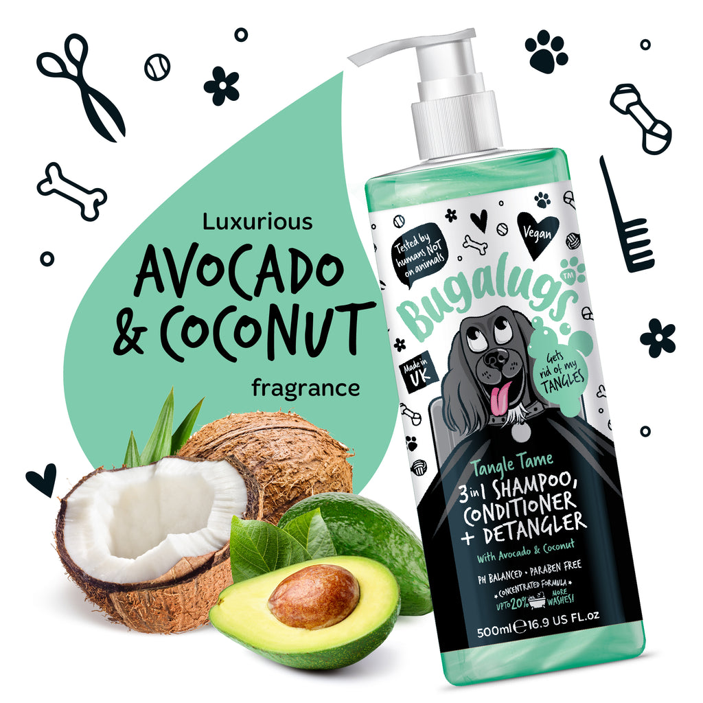 Bugalugs Tangle Tame 3-in-1 Shampoo product drop