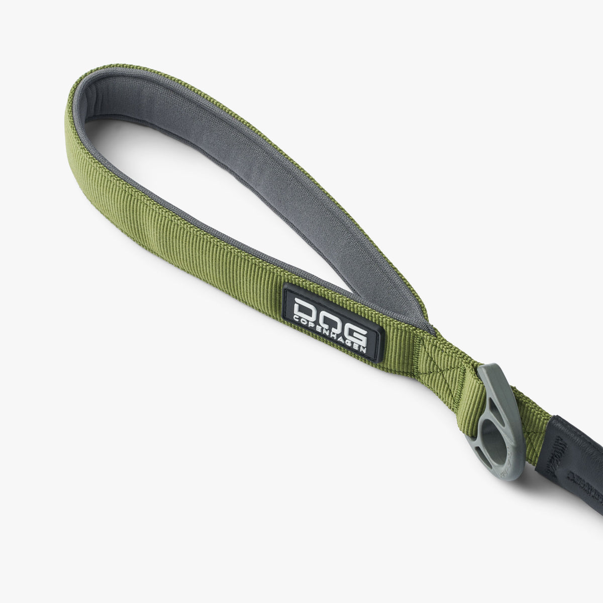 DOG Copenhagen Urban Rope Leash in Hunting Green handle detail