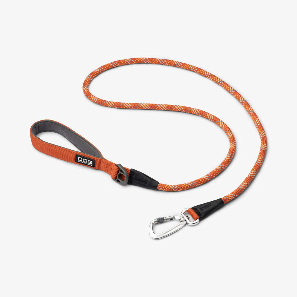DOG Copenhagen Urban Rope Leash in Orange Sun