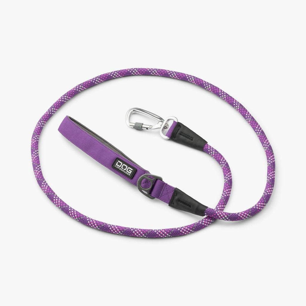DOG Copenhagen Urban Rope Leash in Purple Passion