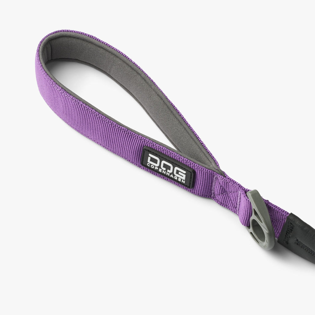 DOG Copenhagen Urban Rope Leash in Purple Passion – handle detail